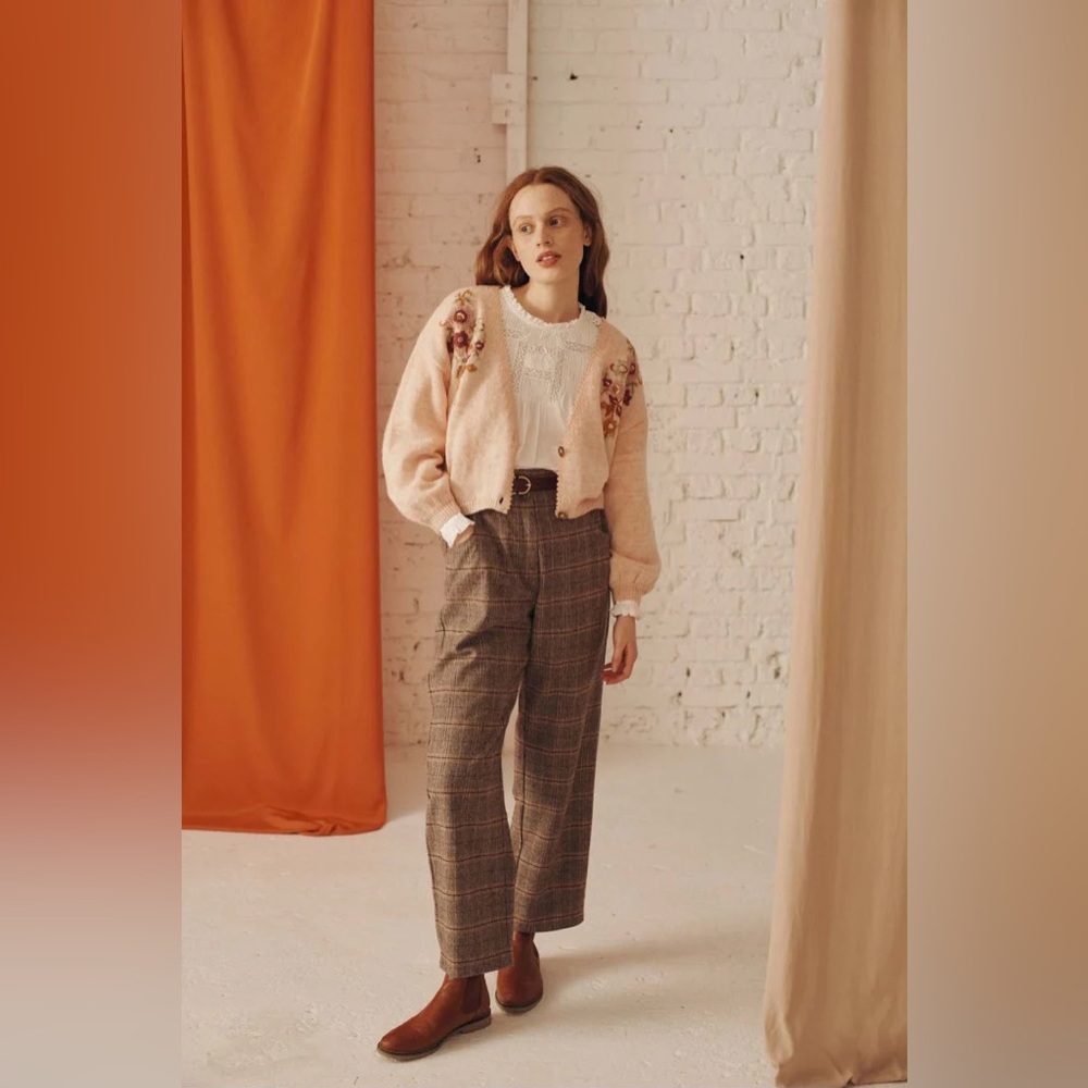 Checkered pattern pants - Picture 2 of 5